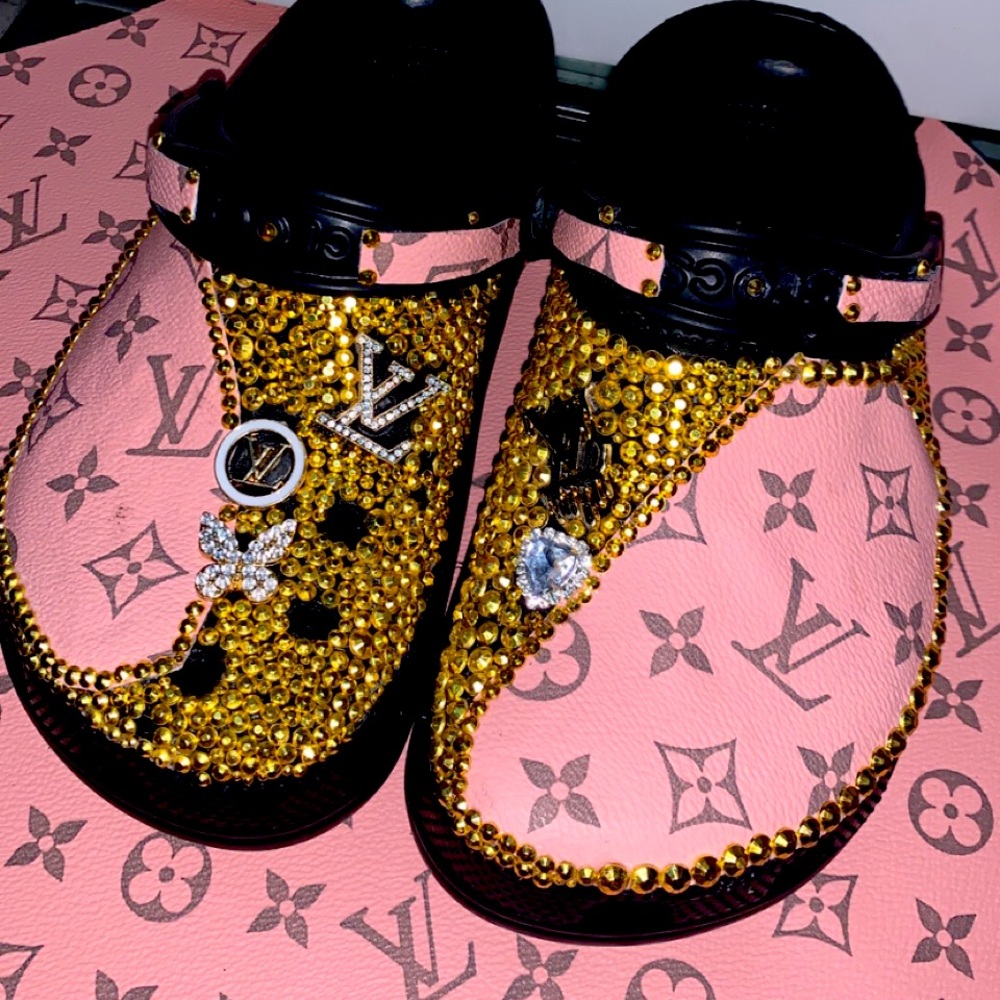 SOLD!!Size 9 Custom Designed Crocs